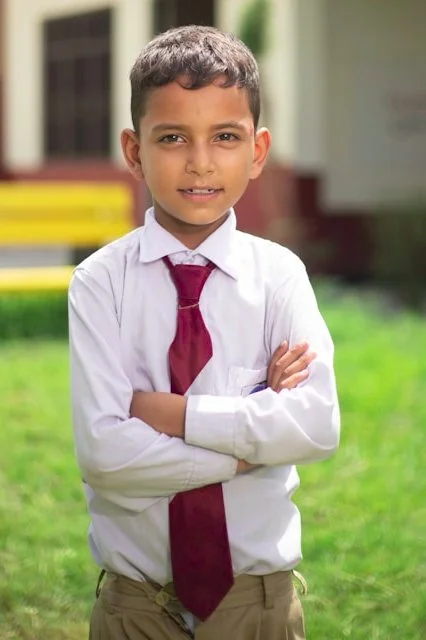 An image of a school kid